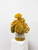 ELENA » Hand-painted natural fiber vase – H20 cm