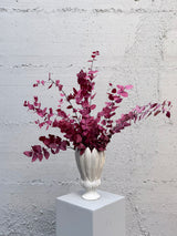 EUGENIA » Dark pink preserved Stuartiana Eucalyptus bouquet