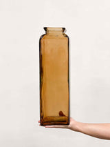 FERIT » Clear glass bottle-shaped vase