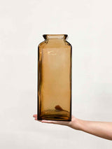 FERIT » Clear glass bottle-shaped vase