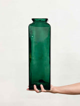 STEFANIA » Clear glass bottle-shaped vase
