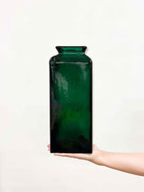 STEFANIA » Clear glass bottle-shaped vase