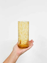 CESARE » Vaso in vetro soffiato made in Italy ambra piccolo - Bloomoon