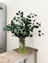 CESARE » Vaso in vetro soffiato made in Italy verde lime grande - Bloomoon