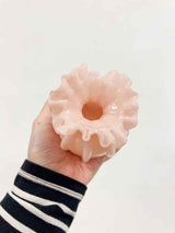 GUENDA » vaso in vetro gala rosa piccolo - H 10cm - Bloomoon