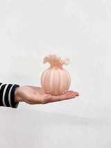 GUENDA » vaso in vetro gala rosa piccolo - H 10cm - Bloomoon