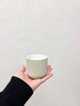 HAILA » Candela profumata avorio con contenitore in ceramica - 8cm - Bloomoon