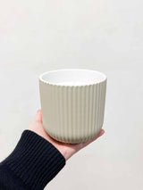 JAEL » Candela profumata avorio con contenitore in ceramica - 11cm - Bloomoon