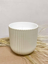 JAEL » Candela profumata avorio con contenitore in ceramica - 11cm - Bloomoon