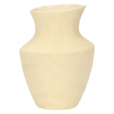 MARLOW » Vaso ceramica obliquo beige - 22cm - Bloomoon