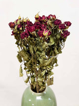 MAURA » Mazzo di Rose spray naturale rosse essiccate - Bloomoon