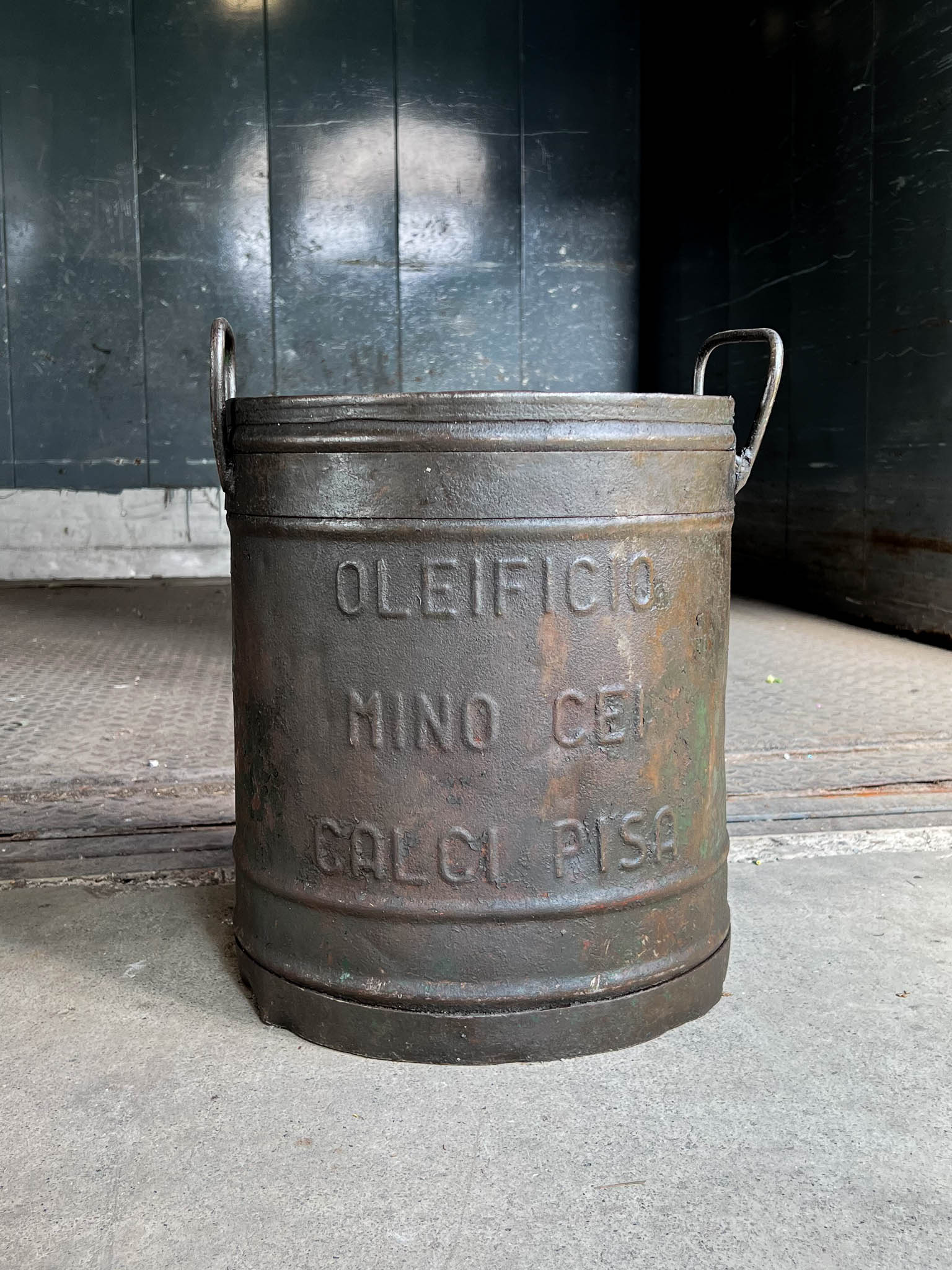 RUGGERO » Bidone vintage industriale mino - Bloomoon