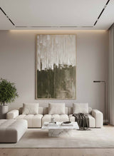 BOLD » dipinto con texture in rilievo 124X204cm