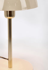 IVETTE » Beige lacquered metal table lamp - 36cm