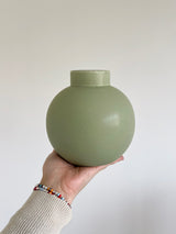 ALTHEA » Vaso sferico ceramica verde pastello