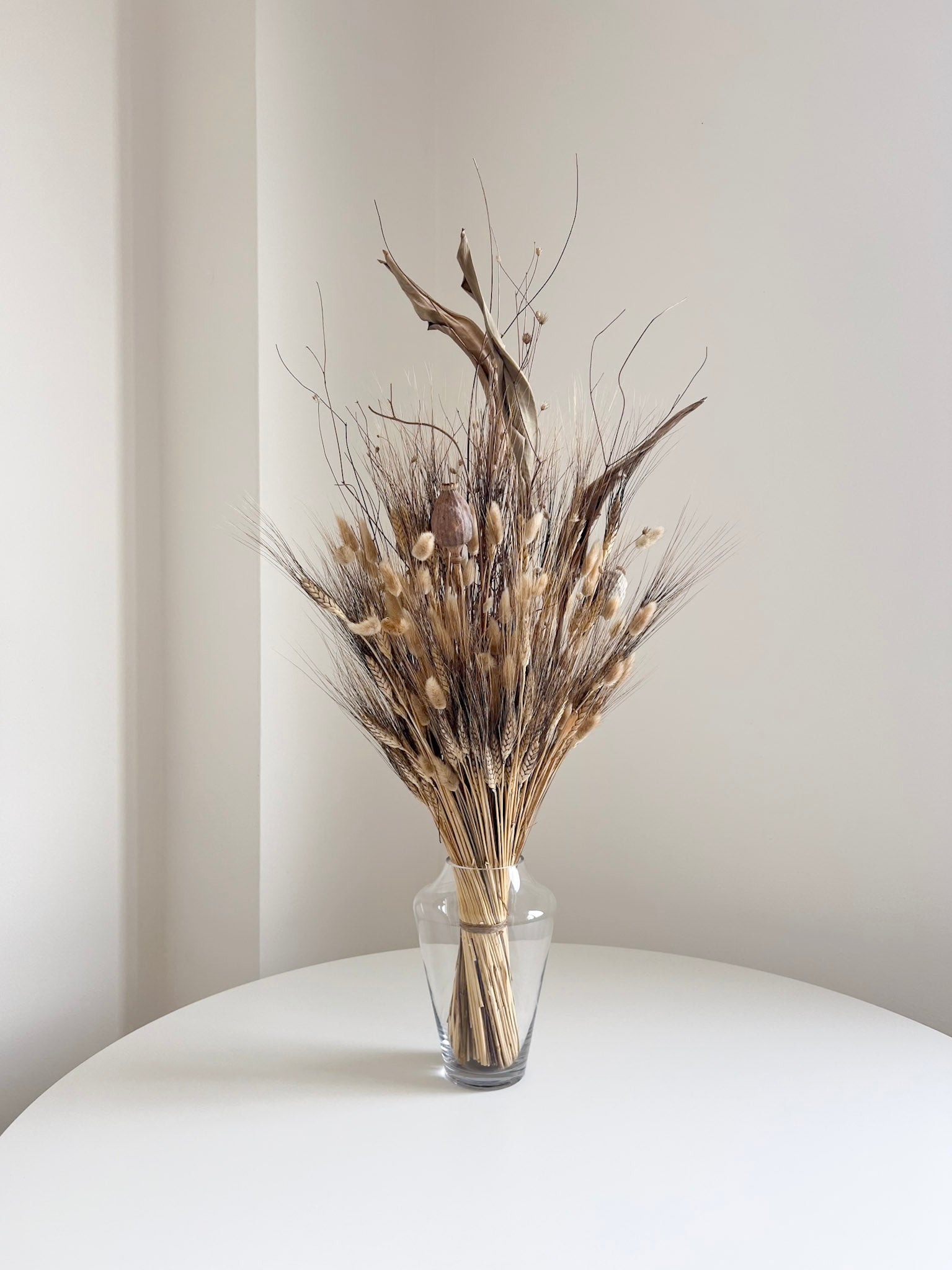 AUGUSTO » Bouquet in stile vintage moderno di fiori essiccati naturali