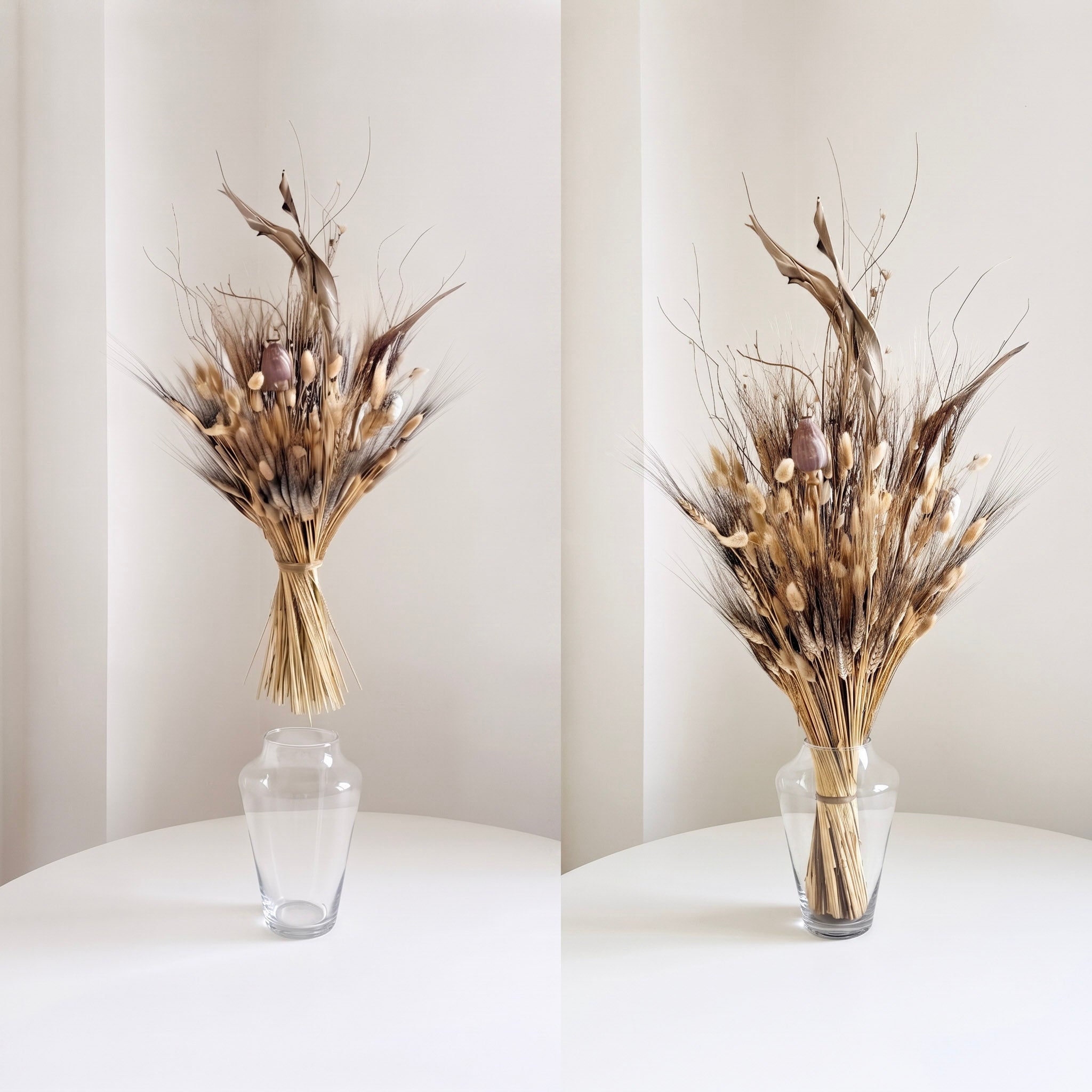 Augusto & Clear - Set bouquet e vaso