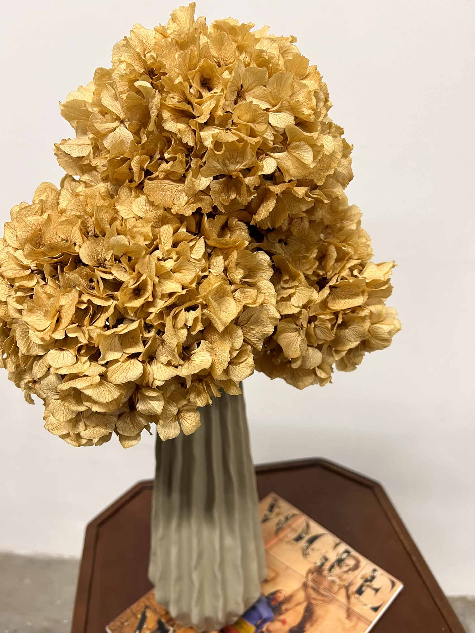 ARIANNA » 3 preserved natural Hydrangeas extra