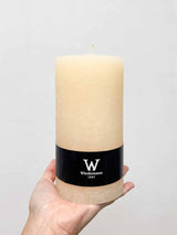 SOPHIE » Candela rustica avorio 19cm