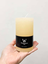 SOPHIE TRIS » Tris di candele rustiche avorio