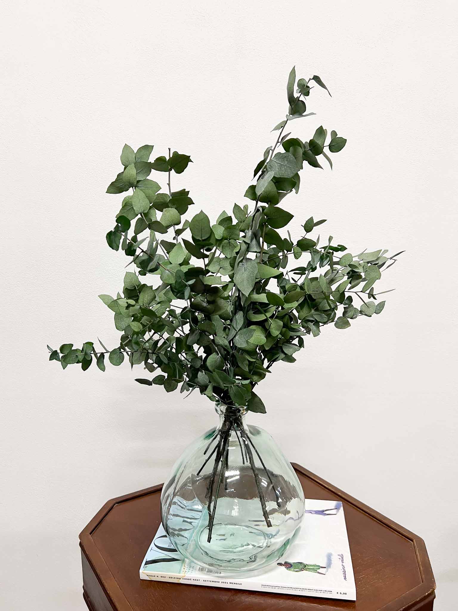 EUGENIO » Mazzo di Eucalipto Stuartiana stabilizzato verde chiaro