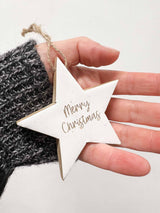 CHANTY » Pendaglio legno a forma di stella