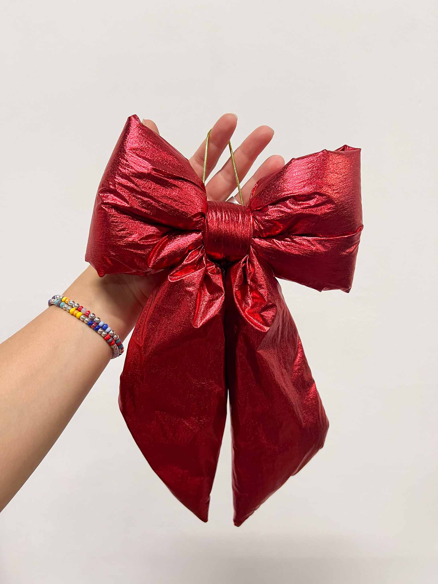 LINNET » fiocco imbottito metallizzato