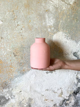 STRIPES » Small Matt Tangerine Handmade Ceramic Vase