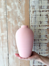 STRIPES » Big Matt Tangerine Handmade Ceramic Vase