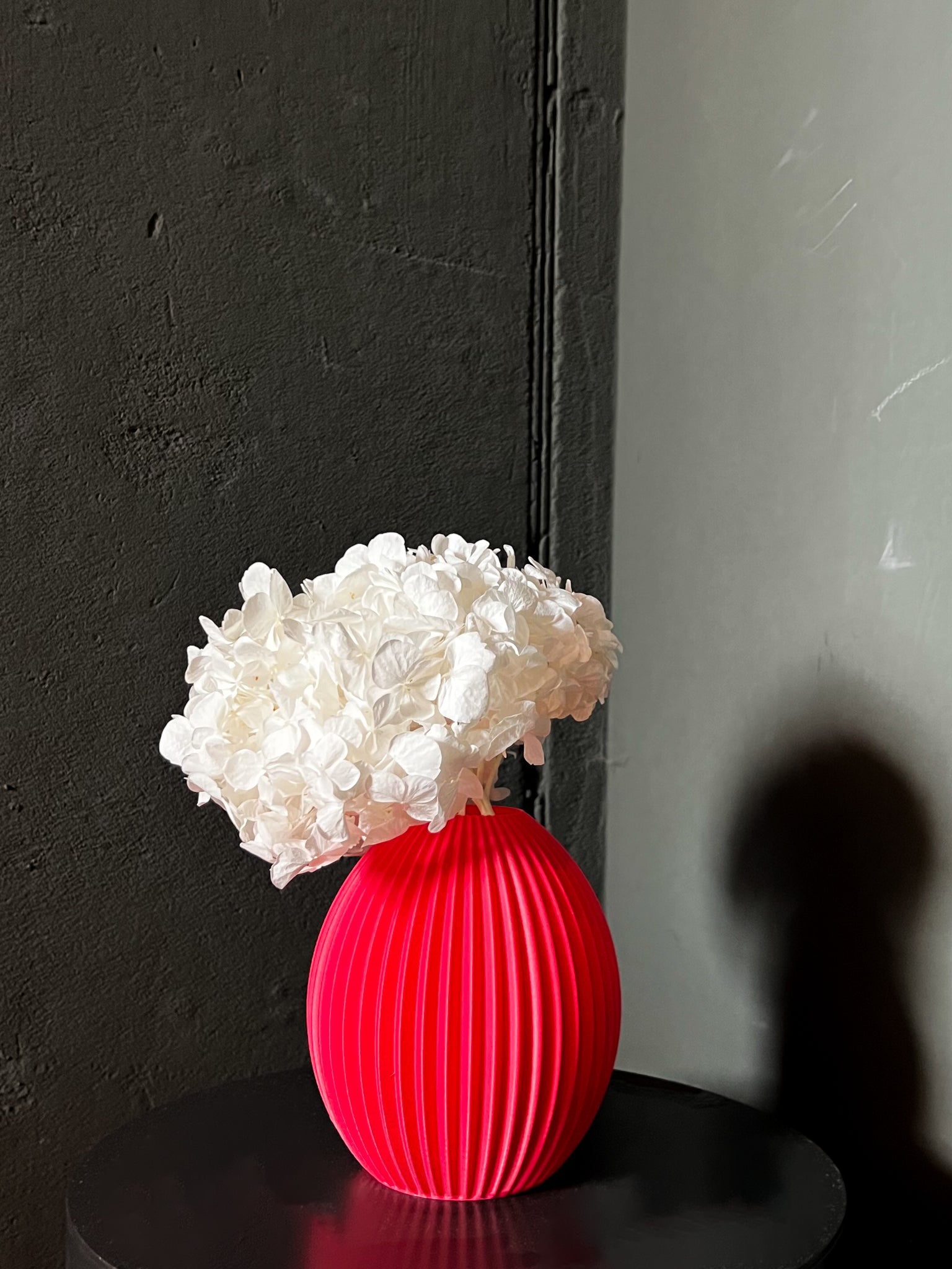 ELLA » Vase en bioplastique rouge pastèque - 15 cm