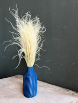 LIAM » Vase en bioplastique bleu nuit - 20 cm