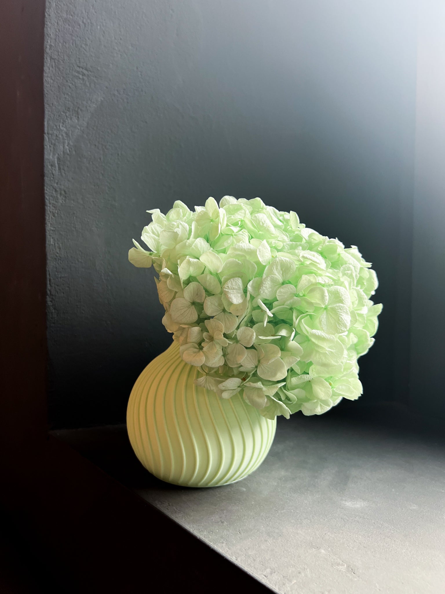 LOLA » Vase en bioplastique menthe pastel - 10 cm