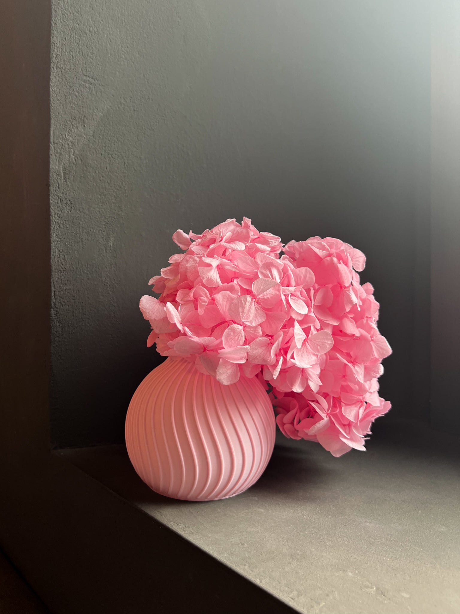 LOLA » Vase en bioplastique rose caramel - 10 cm