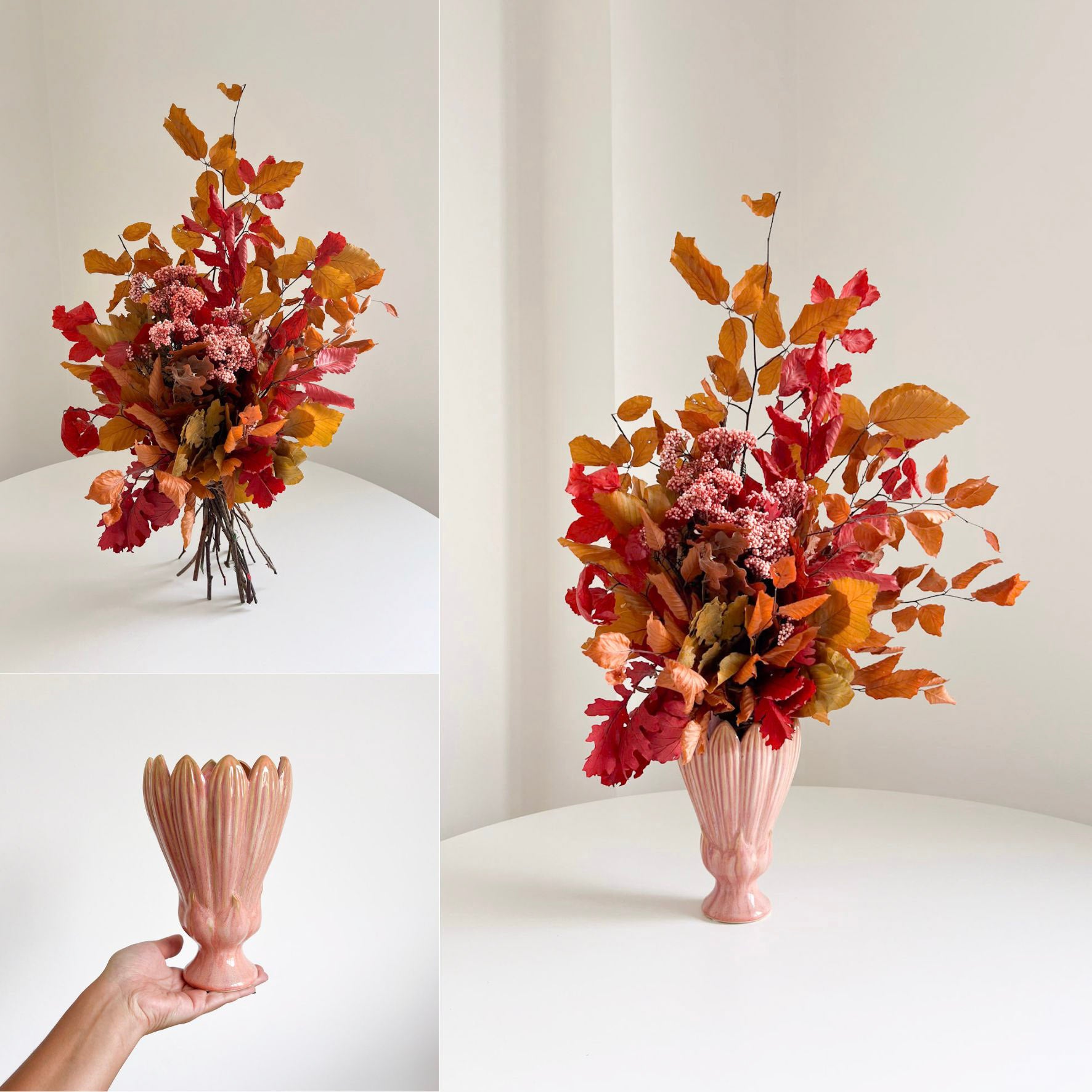 Dafne & Irene - Set bouquet e vaso