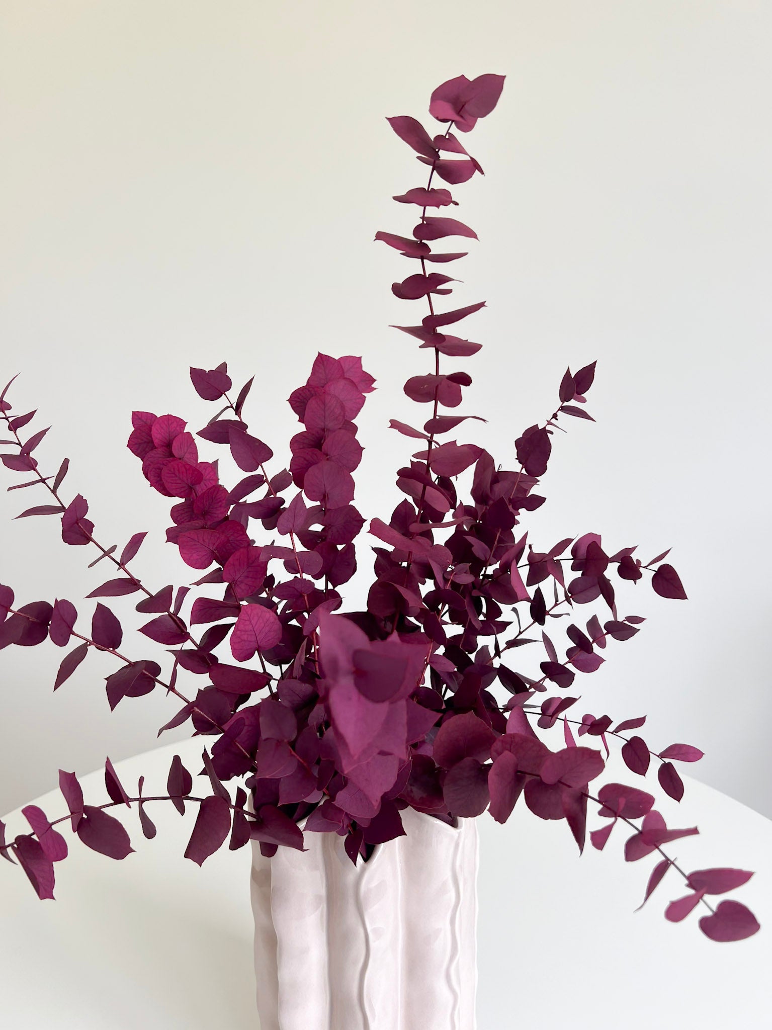 EUGENIA » Dark pink preserved Stuartiana Eucalyptus bouquet