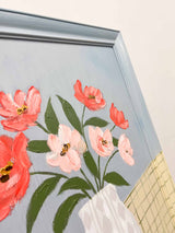 FLORURE » Dipinto su tela con cornice 50x70cm