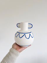 GREEK » Vaso anfora con tratti blu