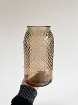 AVRIL » Vaso di vetro color tortora