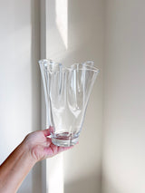 JESSIE » Vaso vetro trasparente H22/25 cm a ventaglio