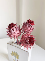 RAFFAELLA » Mazzo da tre fiori di Carciofo rosa