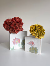 SKETCHY » vaso in ceramica rettangolare fiorito