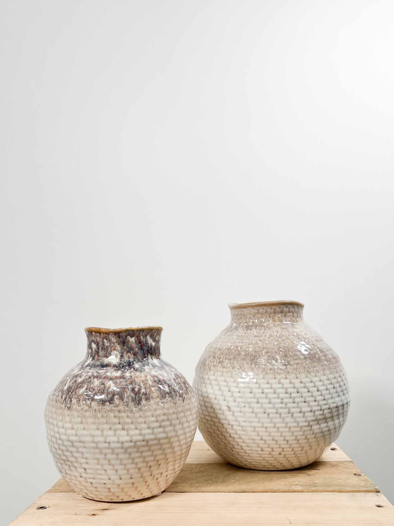 LADA » Small glossy ceramic vase - 15cm