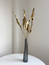 THOR » Mazzo da 10 steli di strelitzia oro scuro essiccata H90cm
