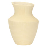 MARLOW » Oblique beige ceramic vase - 22cm