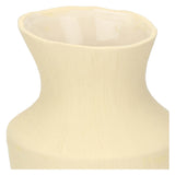 LONELLA » Oblique beige ceramic vase - 28cm