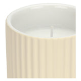 HAILA » Ivory scented candle with ceramic container - 8cm