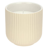 JAEL » Ivory scented candle with ceramic container - 11cm