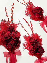 VALENTINO » Red bouquet of dried flowers