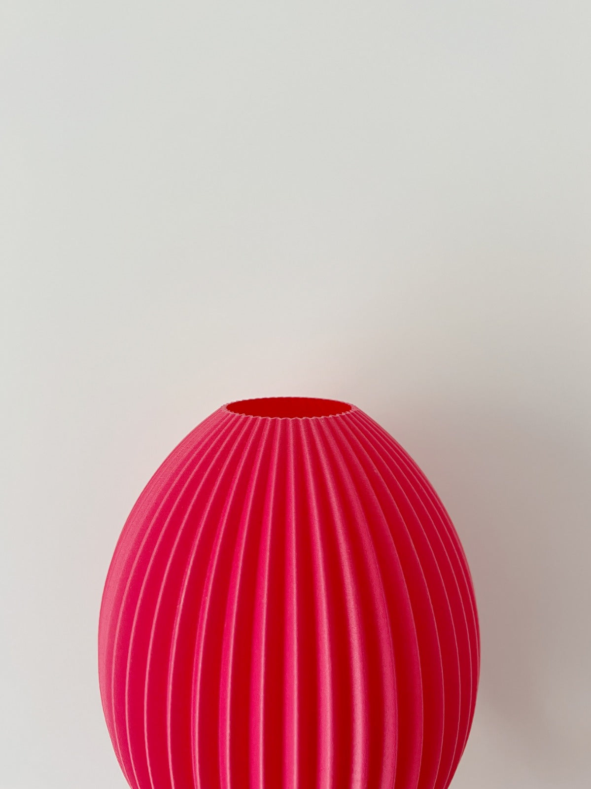 ELLA » Vase en bioplastique rouge pastèque - 15 cm