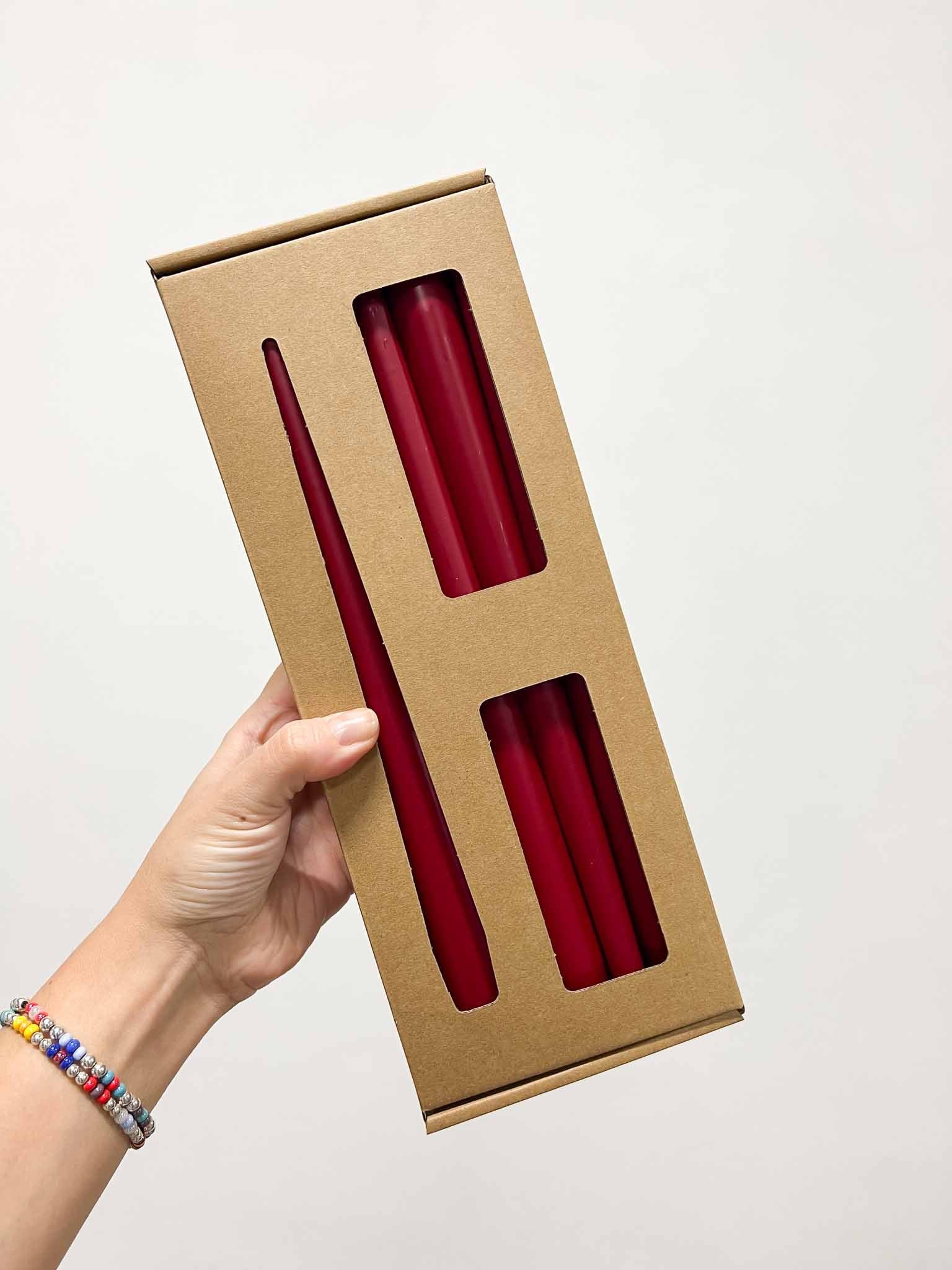 AMELIE » Scatola da 12 candele a stelo - Bloomoon